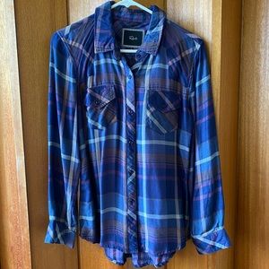 RAILS | Double Layer Plaid Button Down